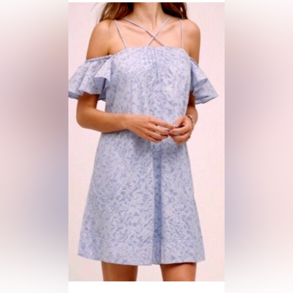 HD in Paris Strappy Light Blue Mini Dress